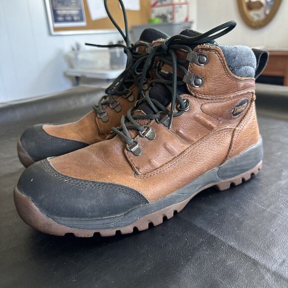 Duluth Trading Co. Snow Boots Mens Size 10.5 Wide Brown Leather Thinsulate BP main image 7